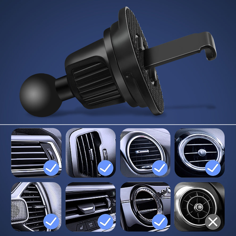 15W Wireless Car Charger Mount Phone Auto Clamping Holder Air Vent - Eastlakes Electronics